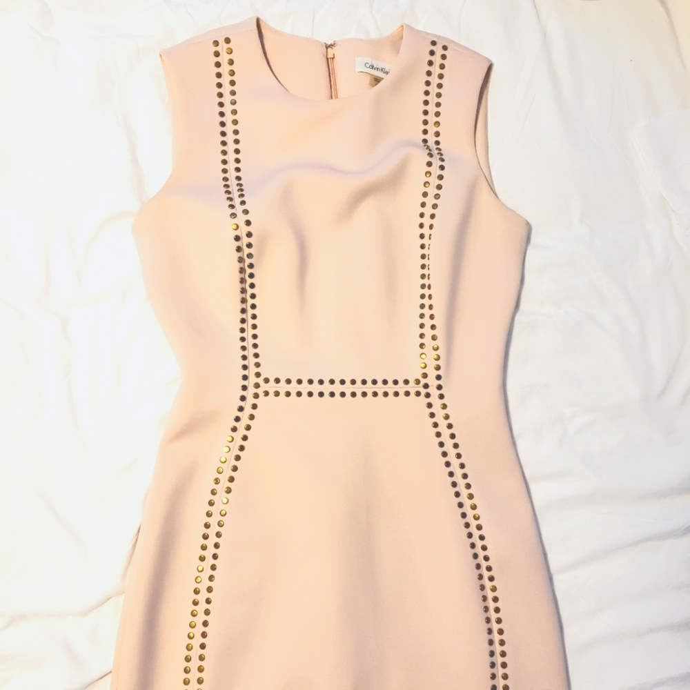 Calvin Klein Light Pink Scuba Dress